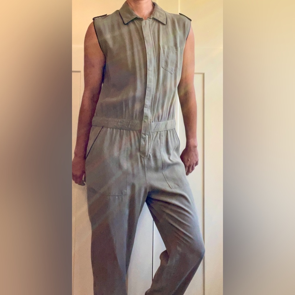 Military Inspired Jumpsuit by Zara